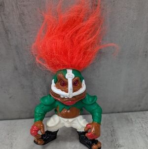 Vintage Hasbro 1992 Battle Trolls T.D. Football Player
